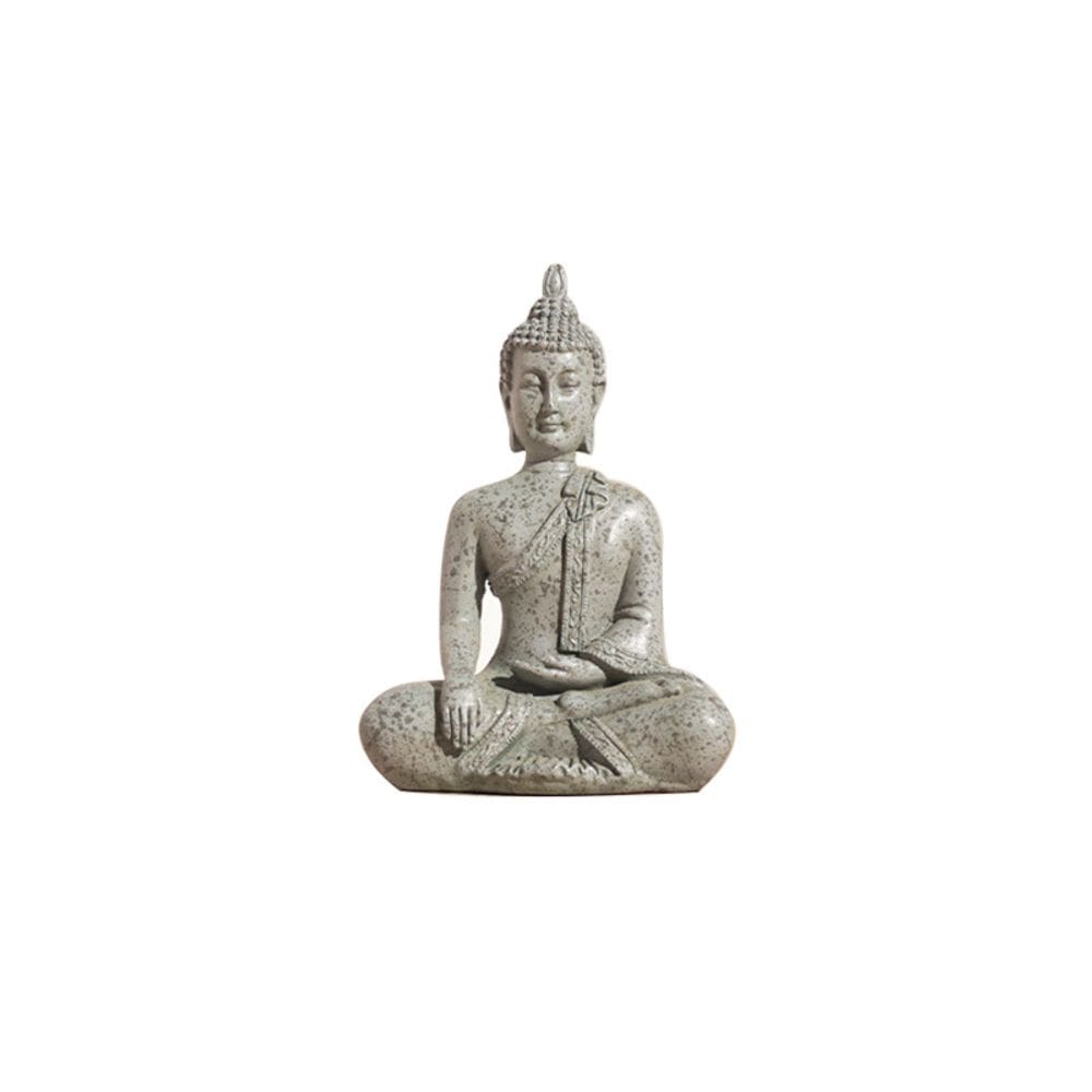 Escultura: Estátua de Buda, mini resina do sudeste asiático, 12 cm