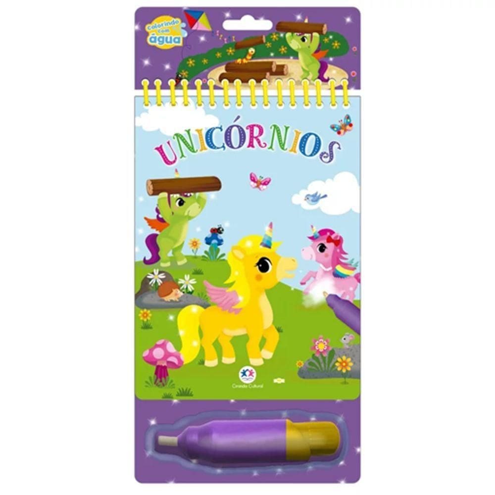 Colorindo Fantasias: Livro Mágico De Unicórnios Para Crianças Criativas