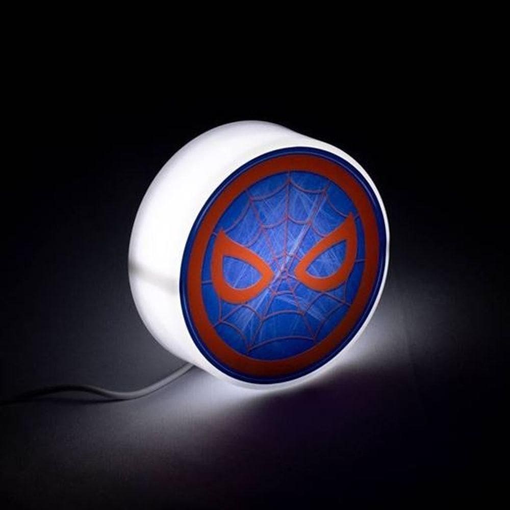 Luminária Led Redonda Do Homem-aranha - Iluminação Divertida Para Seu Espaço!