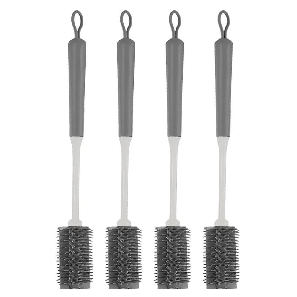 4X Escova Limpeza Utensilos Domesticos Cozinha Silicone - Ou