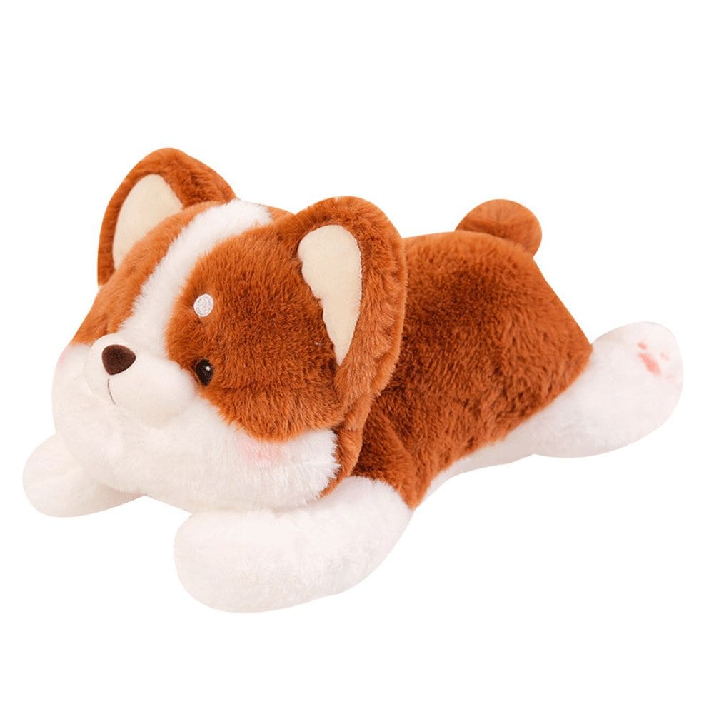 Almofada de pelúcia de pelúcia para cães de desenho animado Cute Corgi 40cm