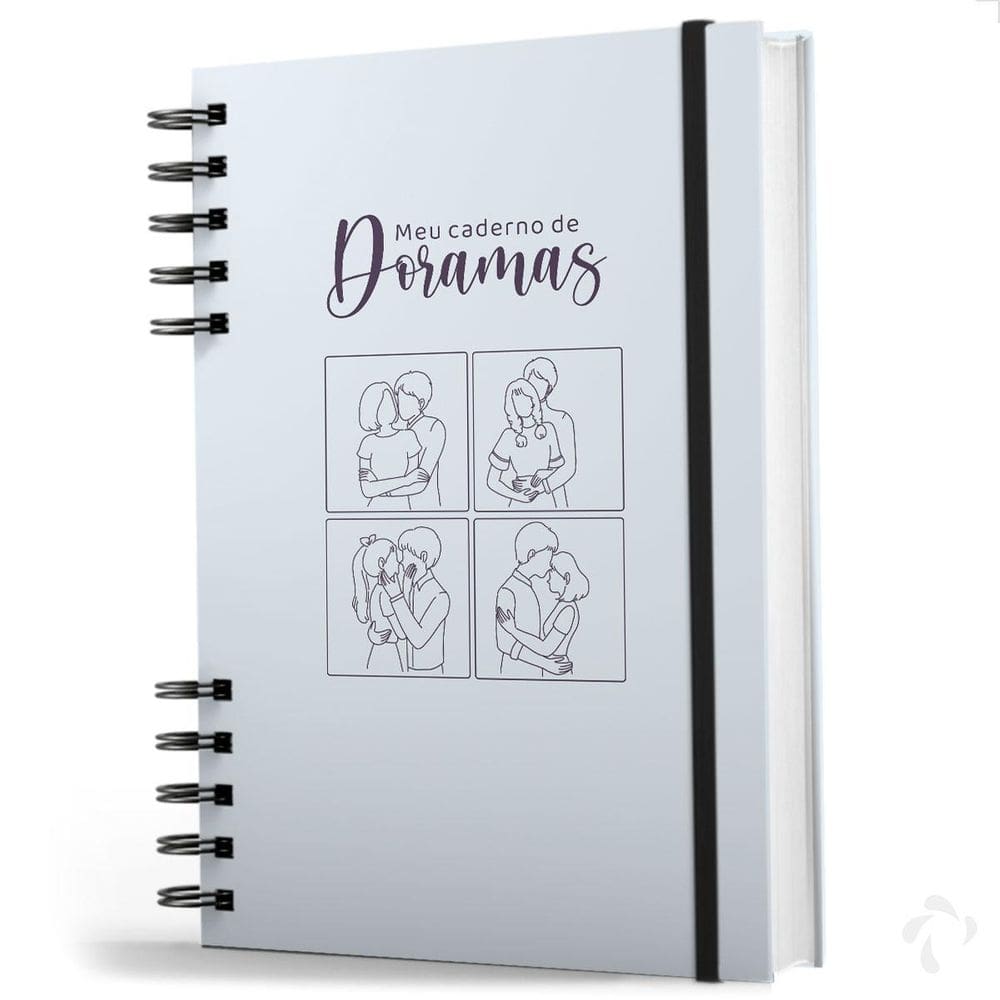 Nisti Print Caderno Diário De Doramas Resenhas Forever Rosa