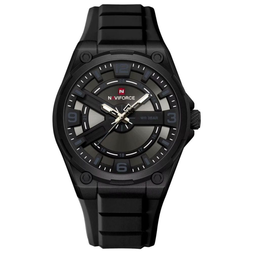 Relógio De Pulso Esportivo Masculino Silicone De Quartzo á Prova D´agua Preto