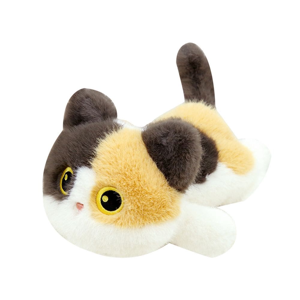 Boneca de pelúcia Cute Calico Cat Stuffed Cartoon Kitty Doll 30 cm