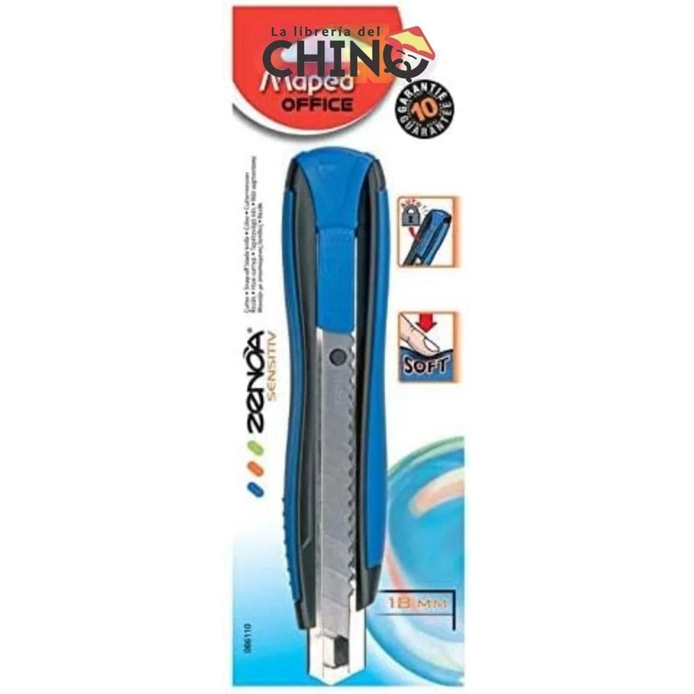 2X Cortador De Lâminas Segmentado Maped Zenoa Cor Azul Marin