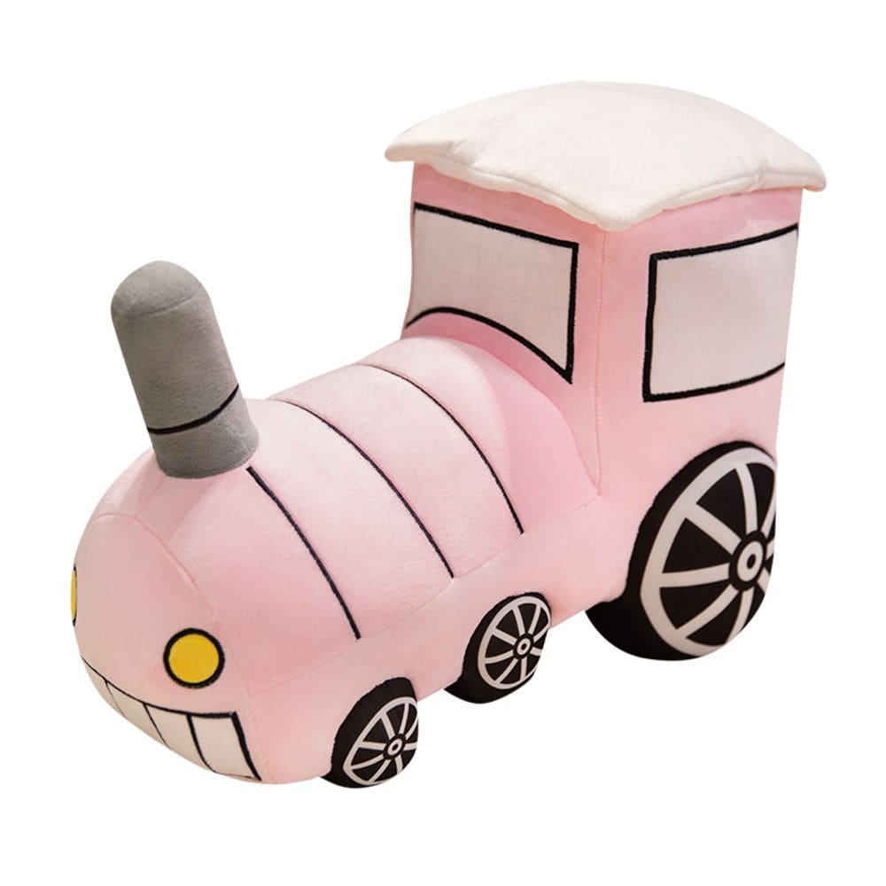 Locomotiva de pelúcia de pelúcia Soft Cartoon Train Stuffed de 35 cm