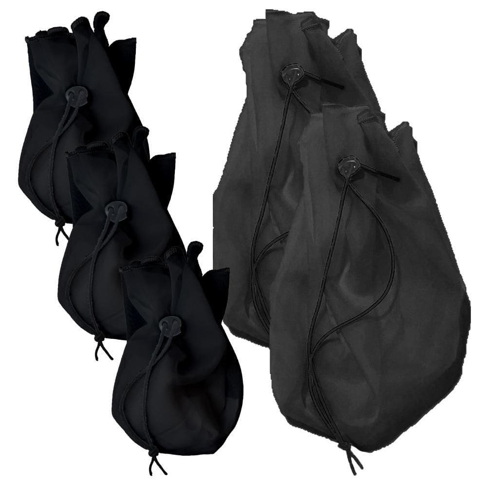 Kit Coador Voal Preto 3 Pp + 2 Médio Suco Verde Detox Kefir