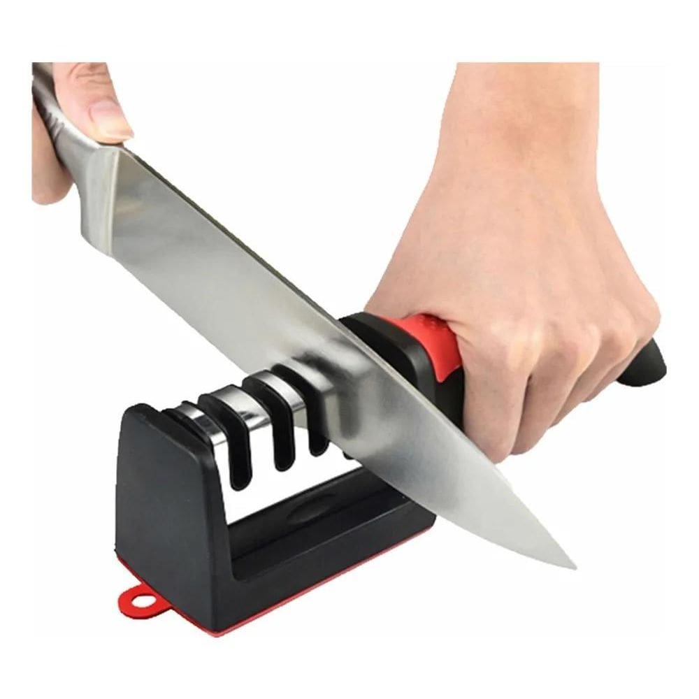 Afiador Amolador De Facas 3 Opções De Afiar