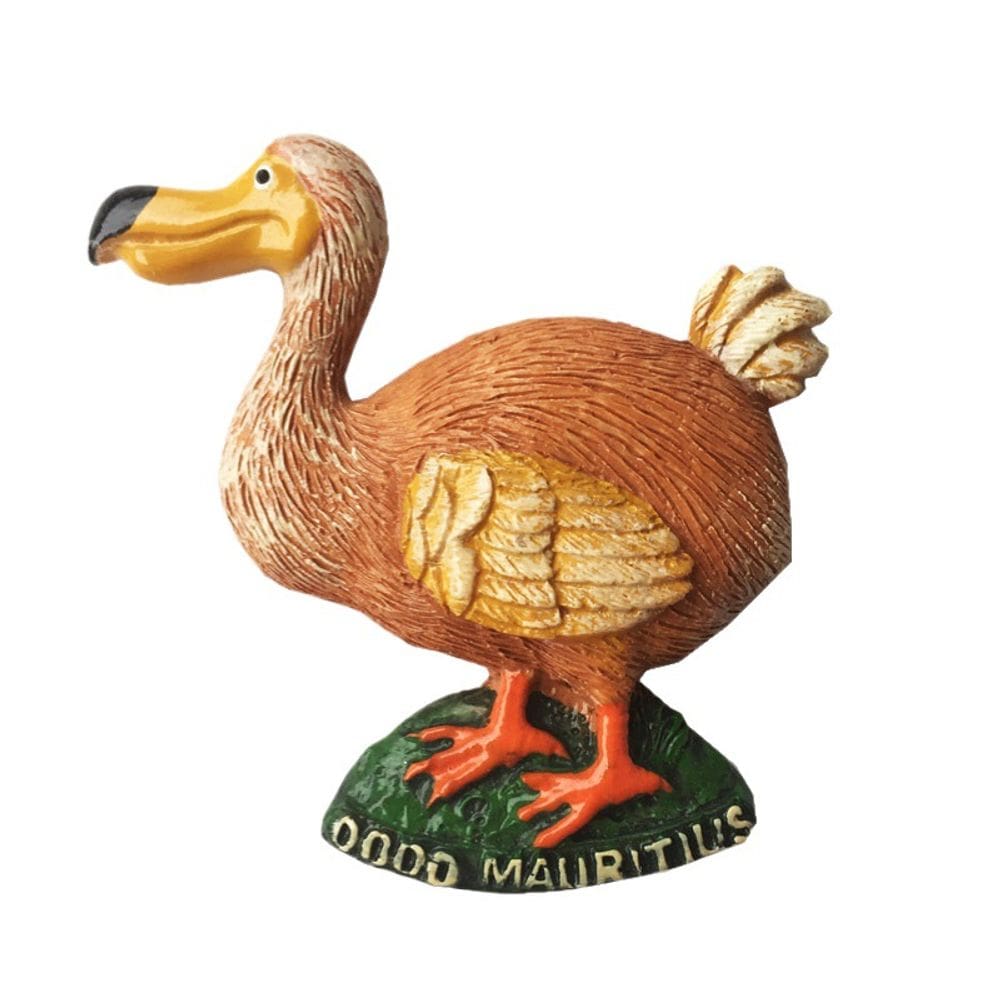 Lembrança de pássaro Dodo, resina 3D, ímã de geladeira, resina 3D