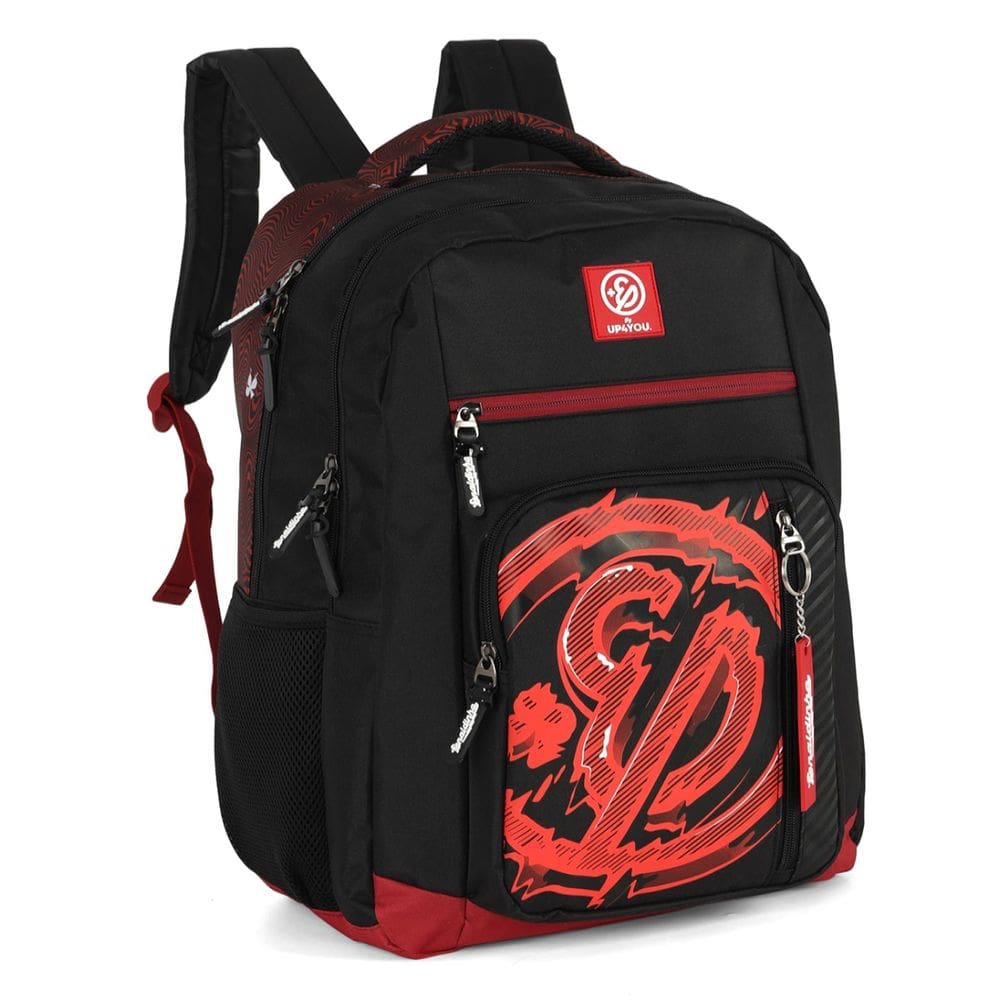 Mochila De Costa Youtuber Enaldinho Juvenil Escolar Vermelho
