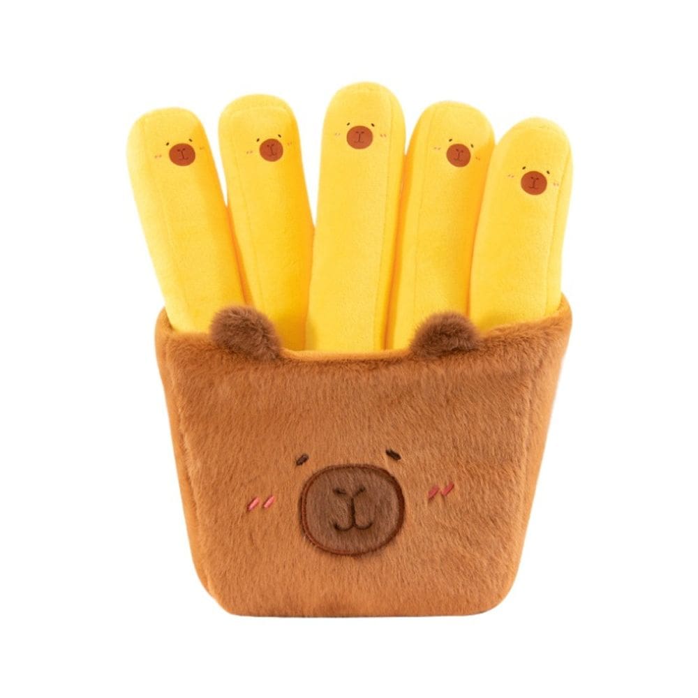 Boneca de pelúcia de desenho animado com batatas fritas, 40 cm, recheada macia