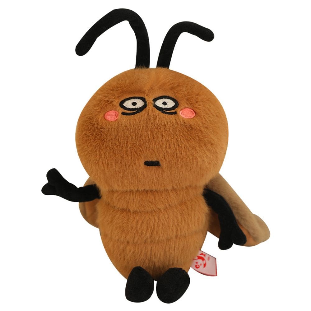 Boneca de pelúcia Cartoon Cockroach 20 cm Creative Stuffed Bug