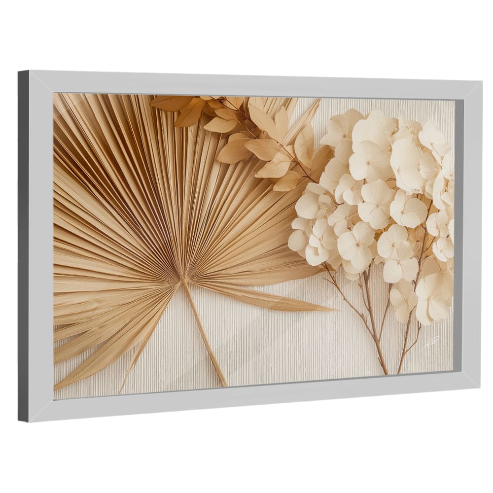 Quadro Decorativo Galho e Flores