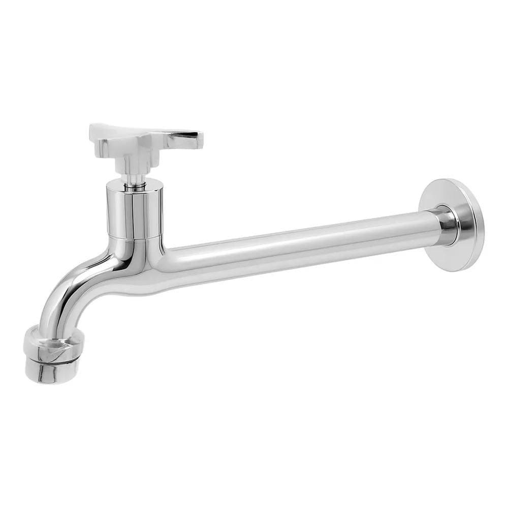 3X Torneira 1/2 3/4 Longa 24Cm Alta Vazão Pressão Tanque 507