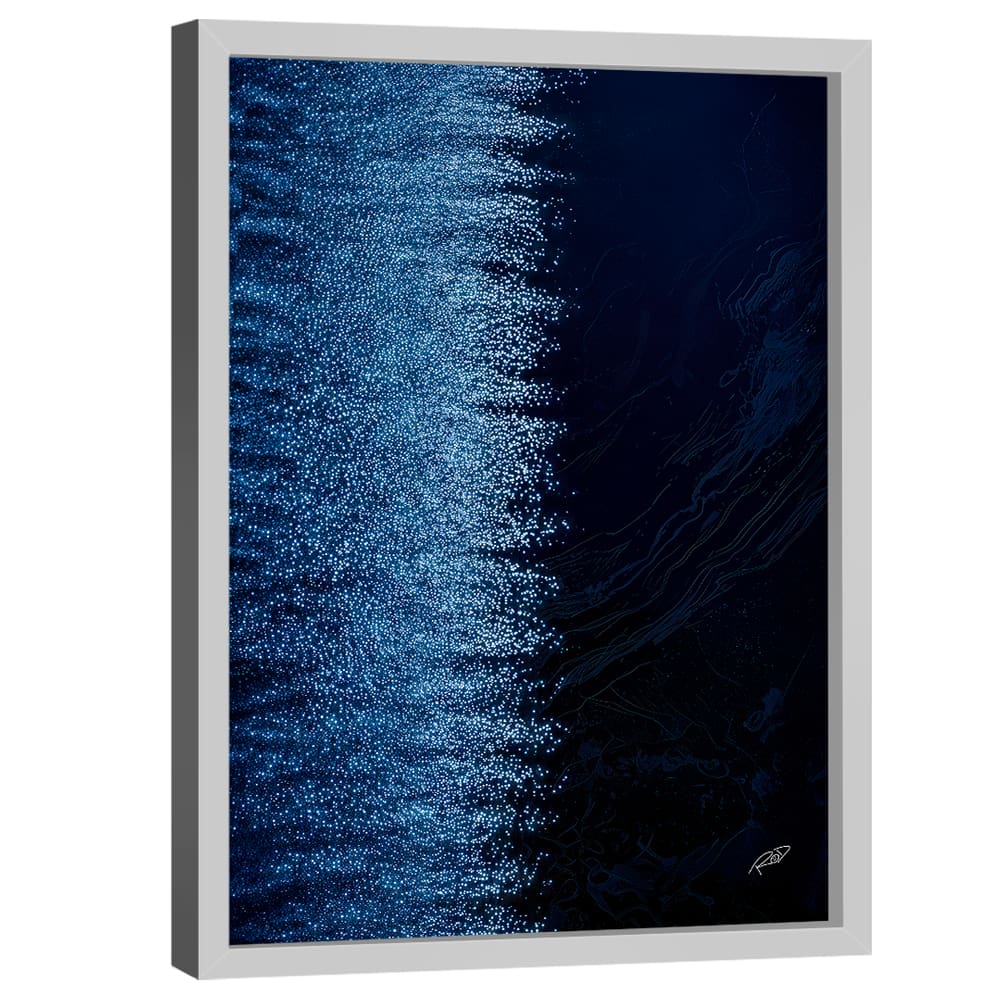 Quadro Decorativo Abstrato Tons de Azul