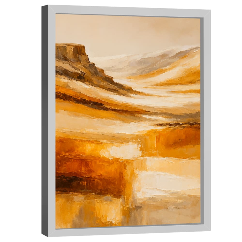 Quadro Decorativo Abstrato Área Deserta
