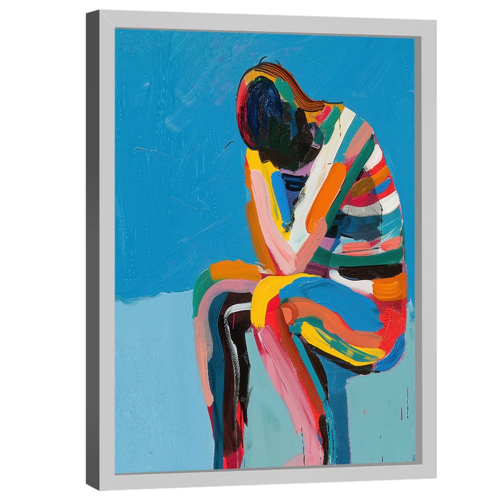 Quadro Decorativo Peso das Emoções Pintura