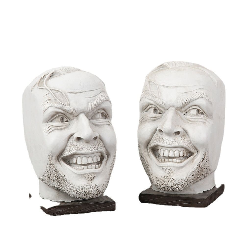 Escultura Johnny Head Bust Statue Figura em resina 12x8x16,5 cm