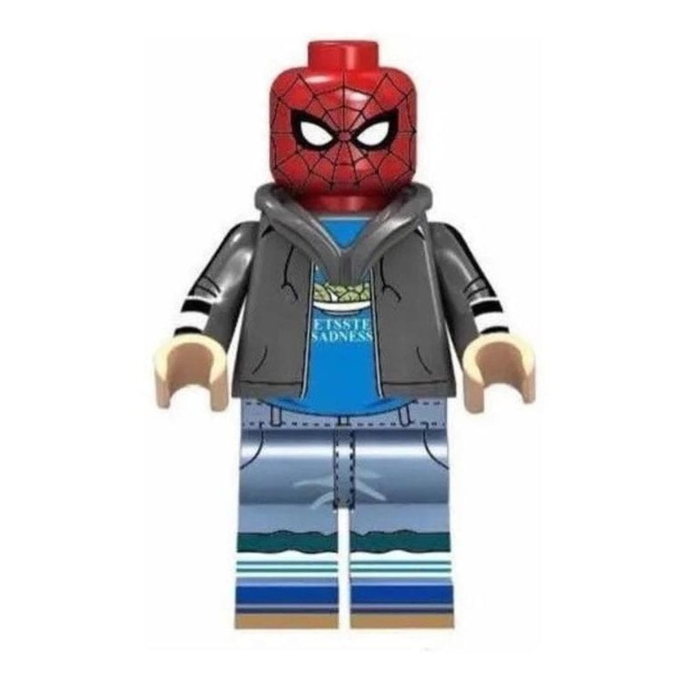 Boneco Blocos De Montar Homem Aranha Peter Parker Spiderman
