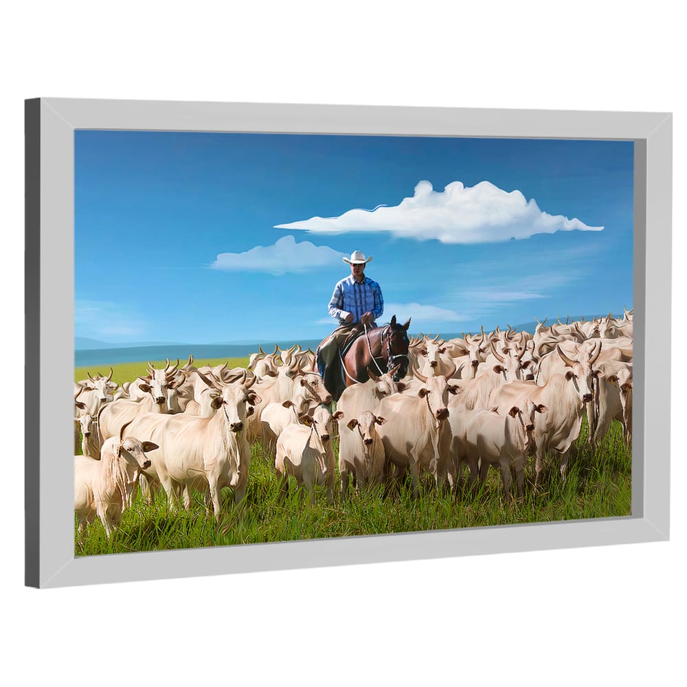 Quadro Decorativo Gado Master