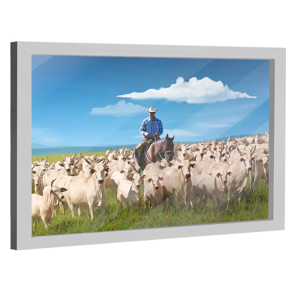 Quadro Decorativo Gado Master