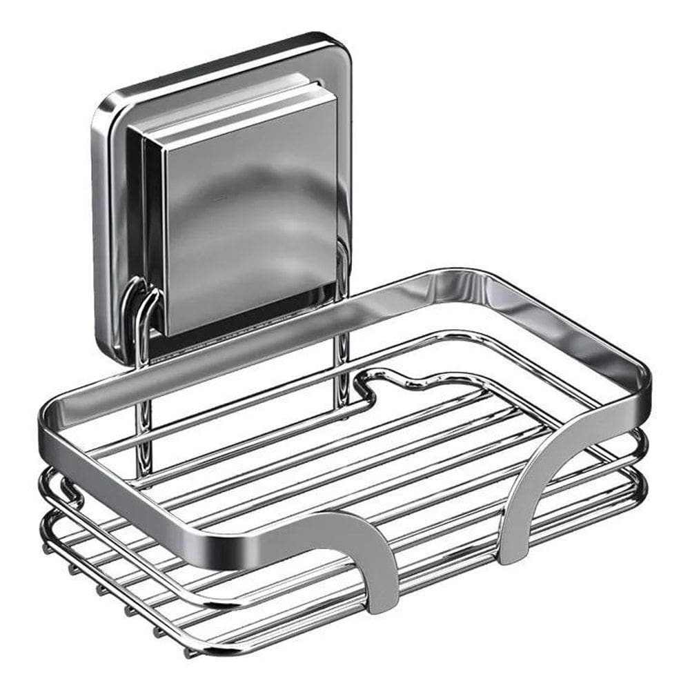 3X Saboneteira De Parede Porta Sabonete Aço Inox Cor Pratead
