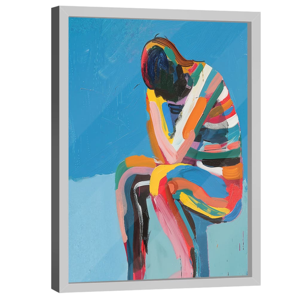 Quadro Decorativo Peso das Emoções Pintura