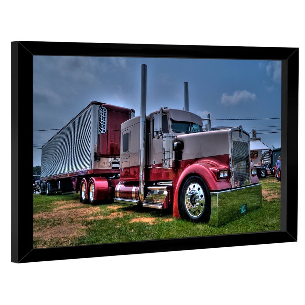 Quadro Decorativo Carreta Americana