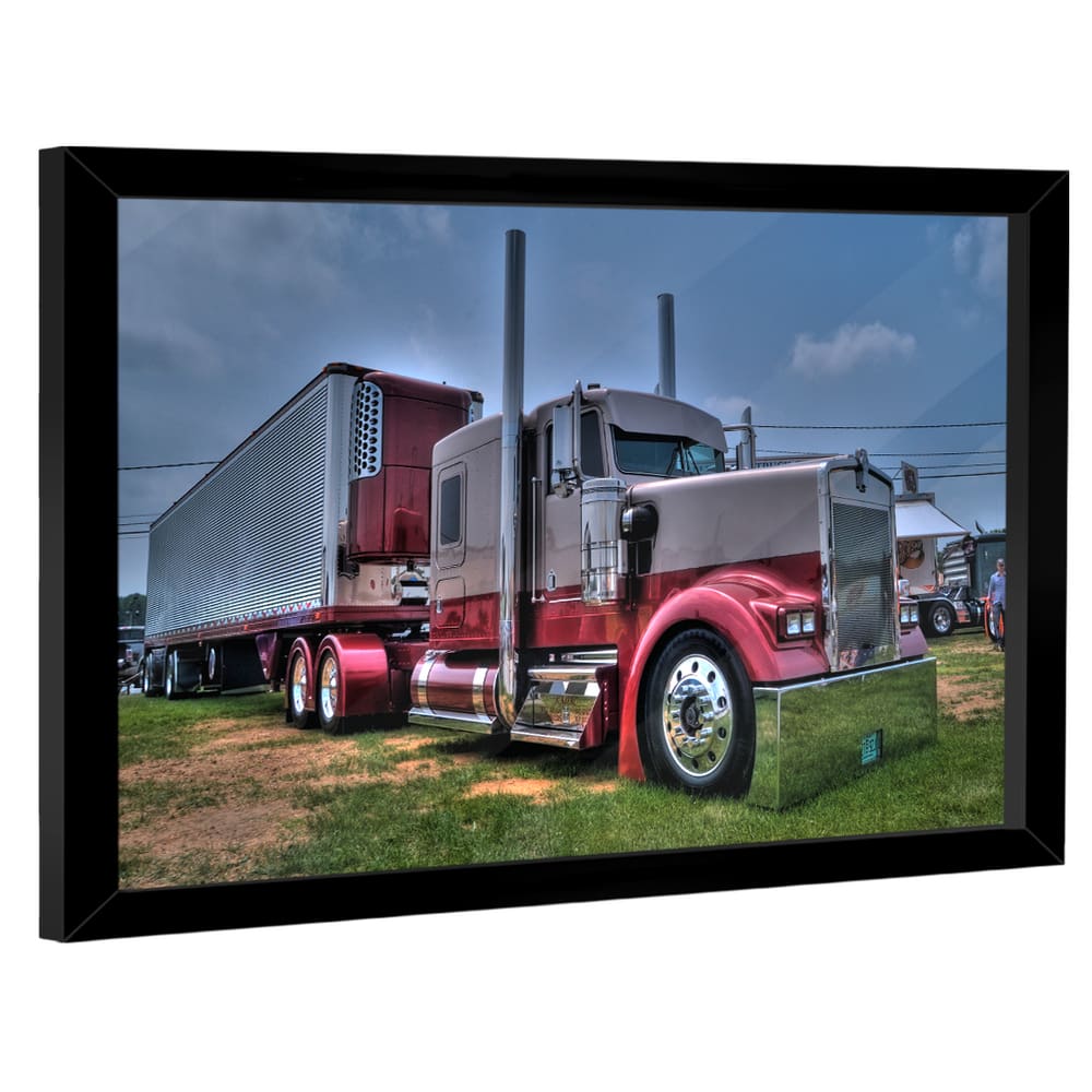 Quadro Decorativo Carreta Americana