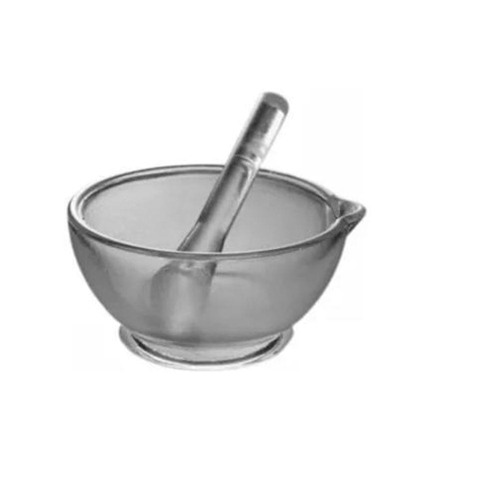 Gral Almofariz De Vidro Com Pistilo 250Ml