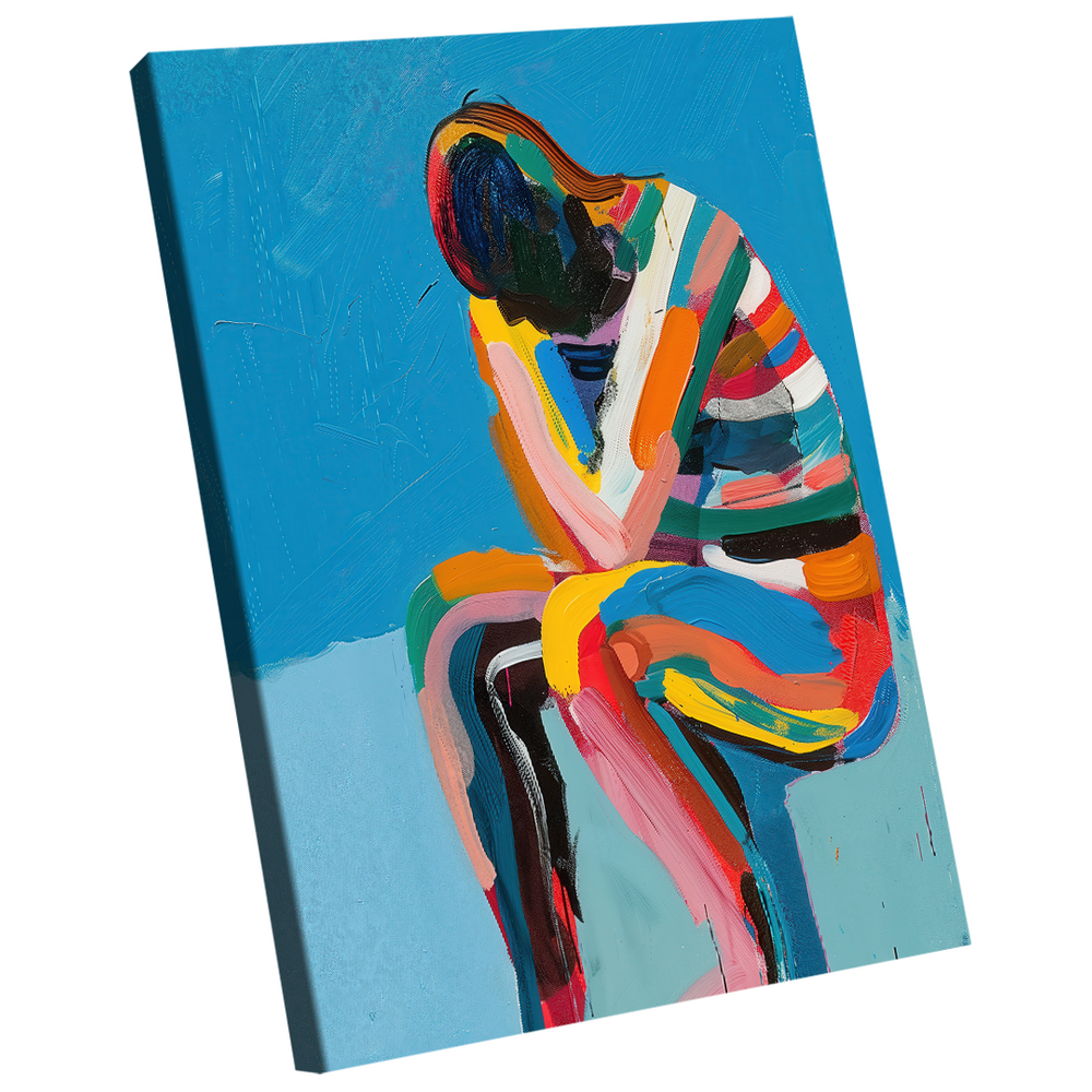 Quadro Decorativo Peso das Emoções Pintura