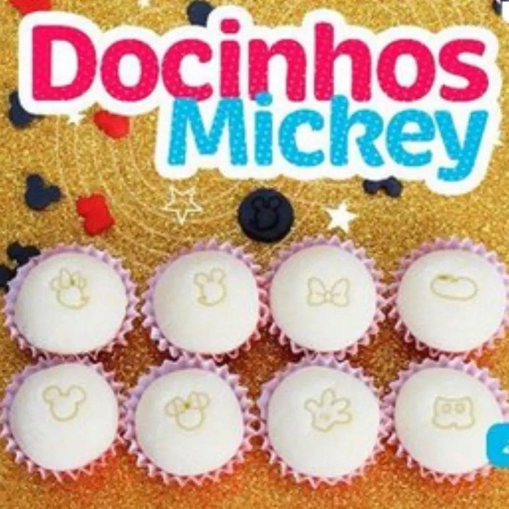 Kit Carimbos Mickey E Minnie Blue Star Marcar Docinho Cor Ro