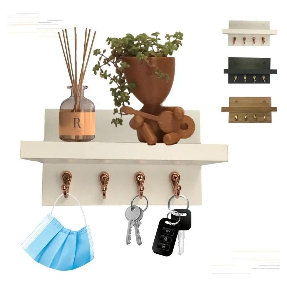 Porta Chaves De Parede Mdf Resistente Premium