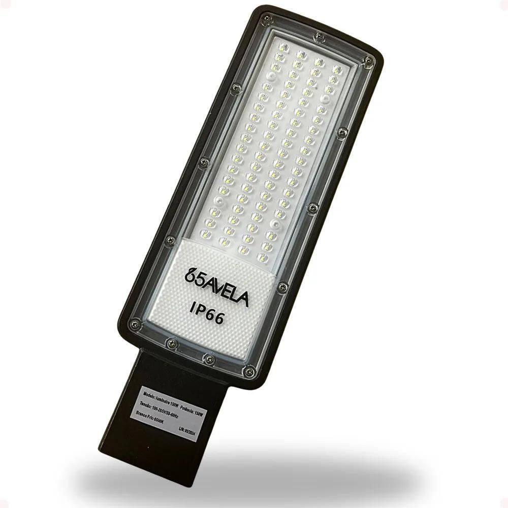2X Luminária Led Publica Rua 150W Smd Ip66 Bivolt Prova Agua