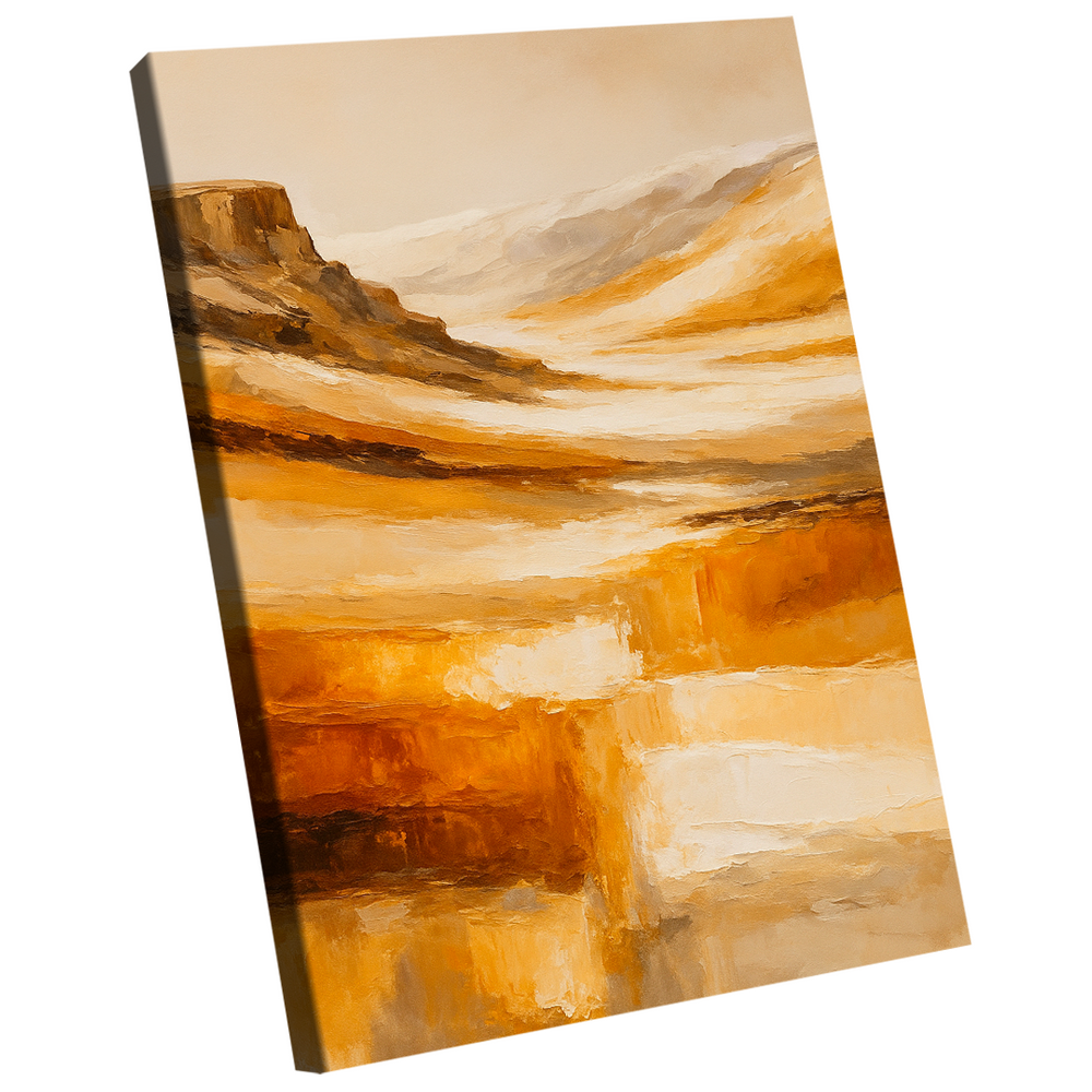 Quadro Decorativo Abstrato Área Deserta