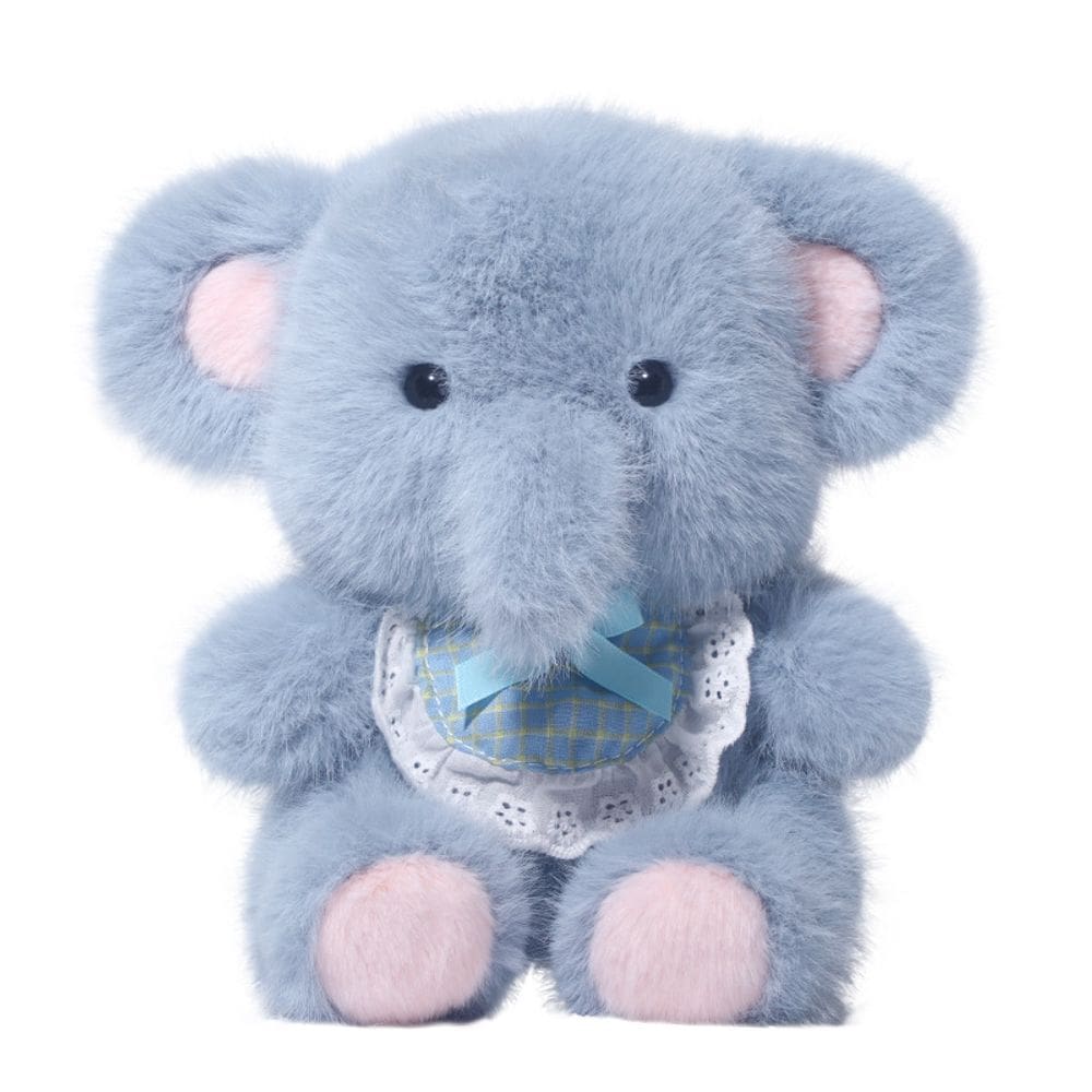 Boneca de pelúcia, desenho animado, elefante azul, 20 cm, bicho de pelúcia macio