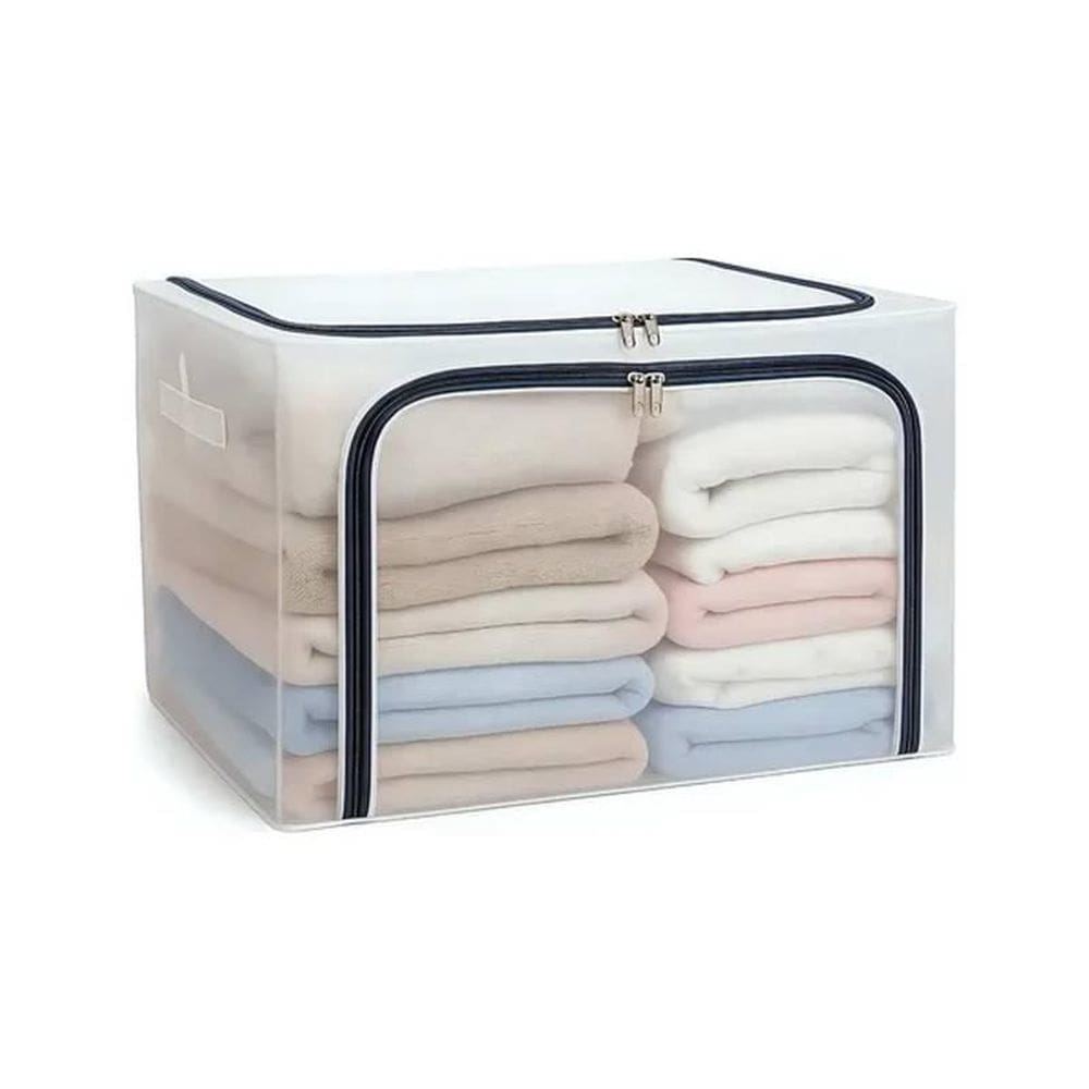 Caixa Organizadora Multiuso Estrutura Reforçada 49X39X32Cm