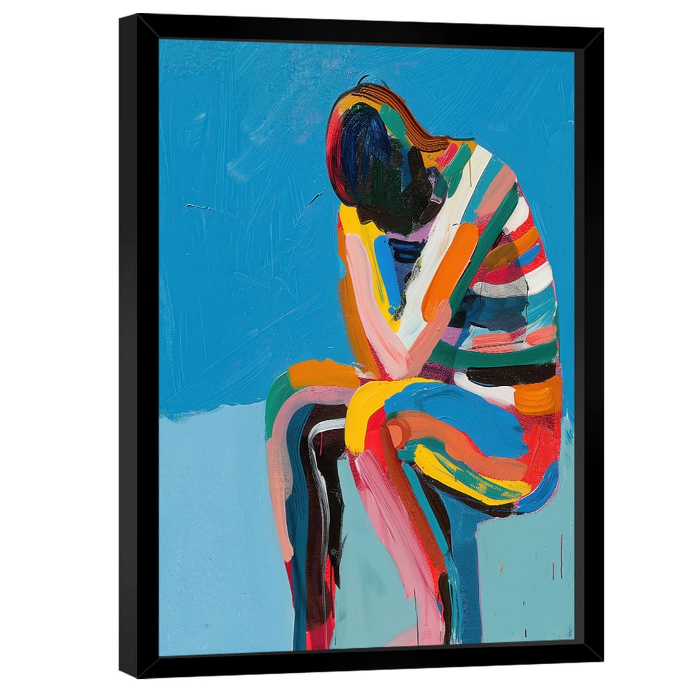 Quadro Decorativo Peso das Emoções Pintura