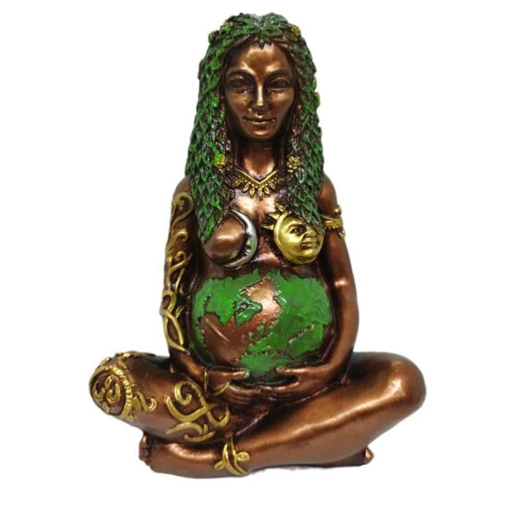 Mãe Natureza Gaya Deusa Fertilidade Resina - Selecione A Cor