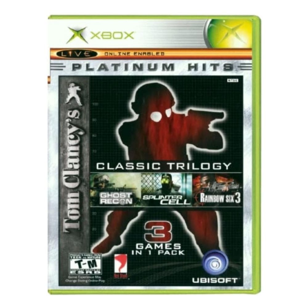Jogo Tom Clancy`S Classic Trilogy Platinum Hits Xbox Classic