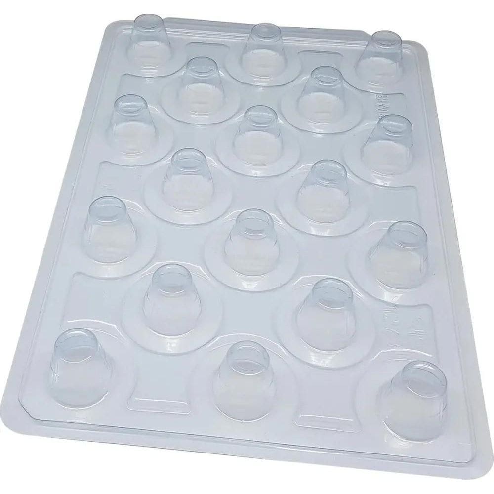 2X Forma Silicone Copinho De Licor 17G Sp 1273 Três Partes B