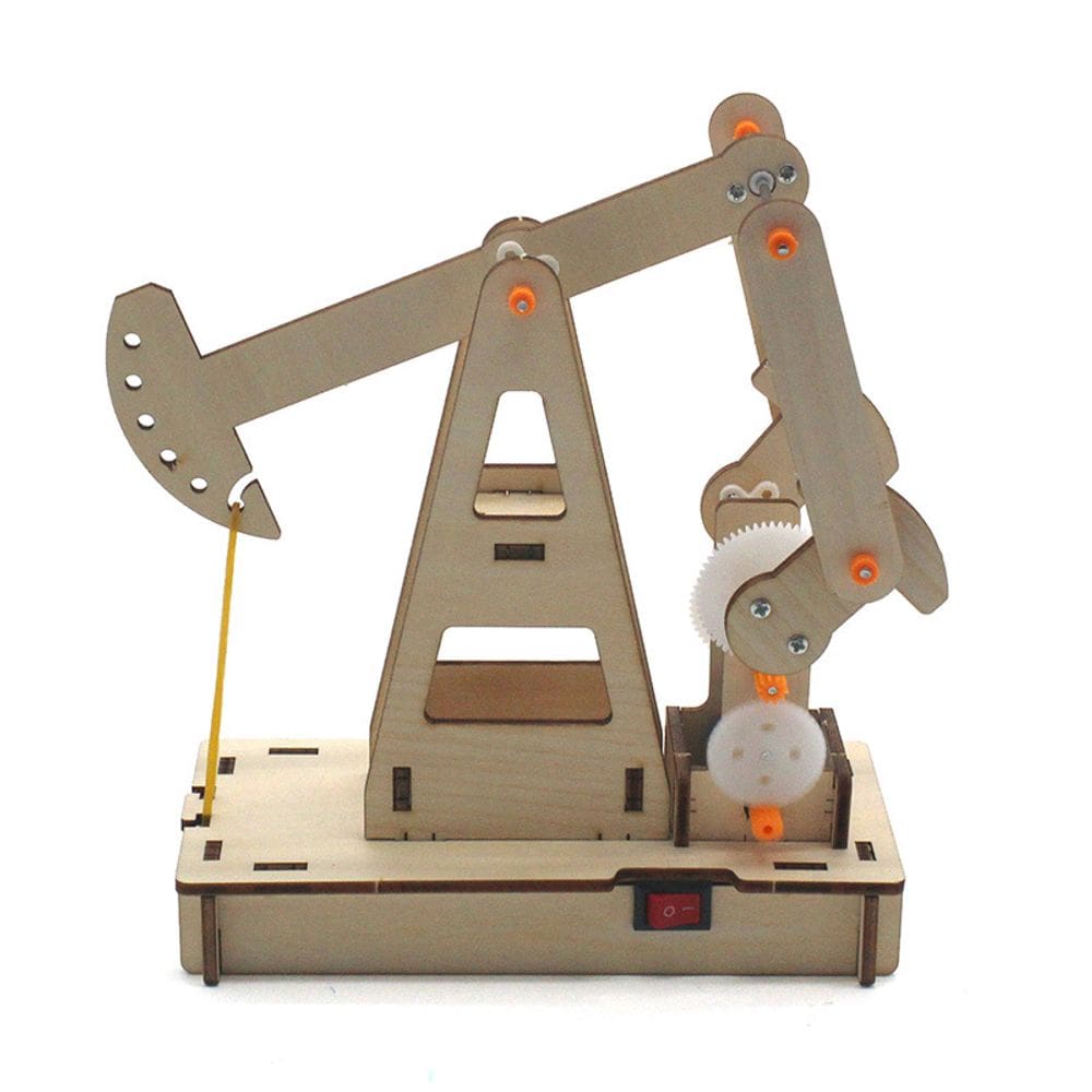 Kit de unidade de bombeamento de óleo de madeira Science Experiments para crianças
