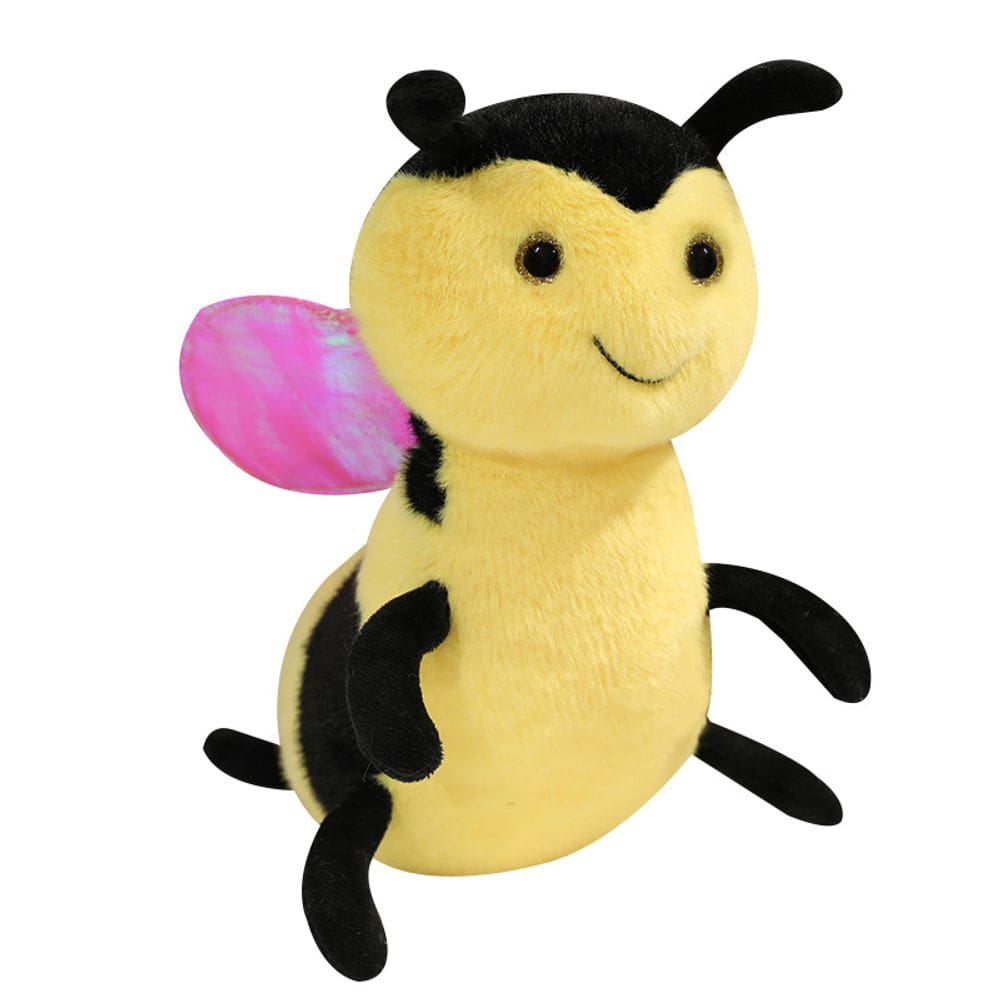 Boneca de brinquedo de pelúcia Cute Bee 25 cm de pelúcia macia, inseto de desenho animado