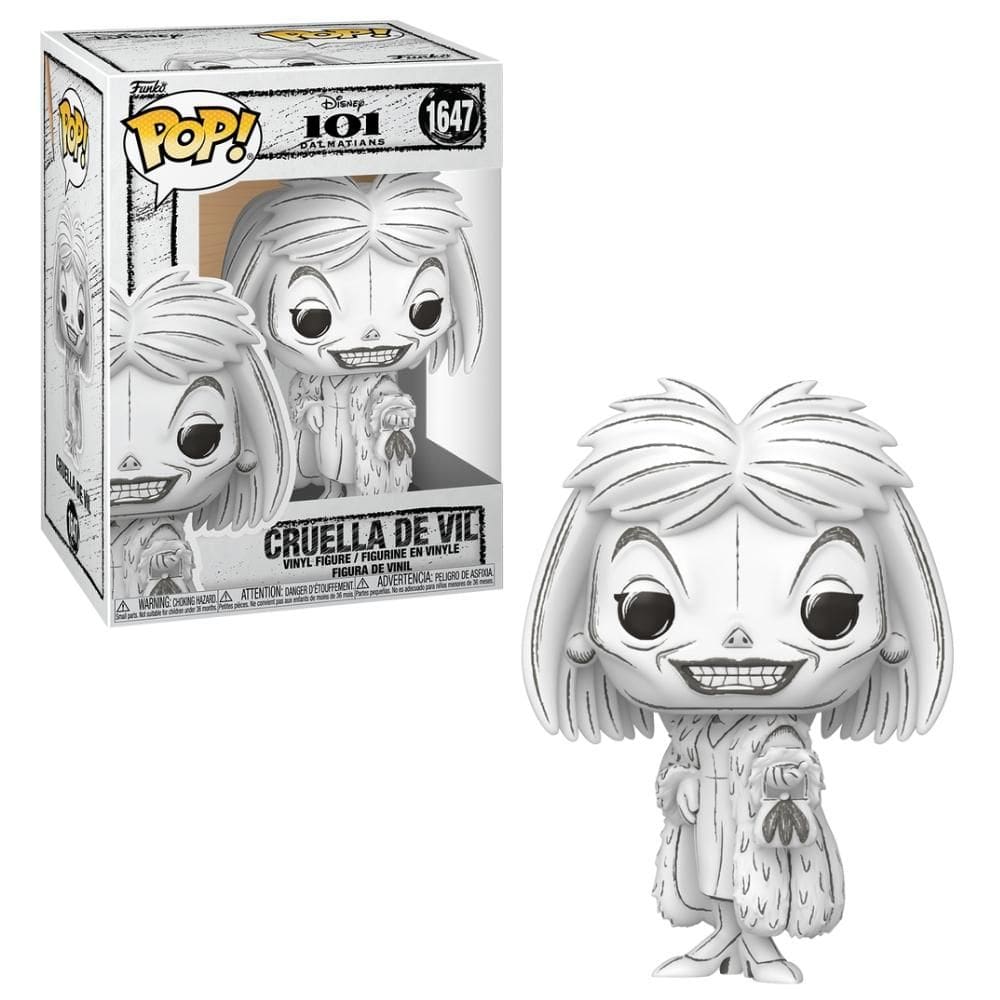 Boneco Funko Pop! Disney Esboços - Cruella De Vil
