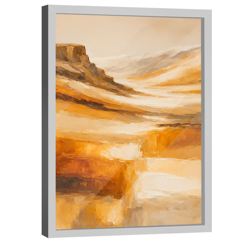 Quadro Decorativo Abstrato Área Deserta