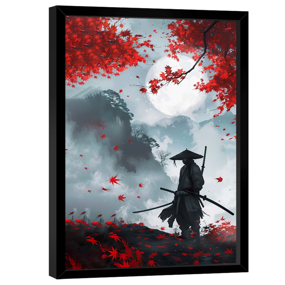 Quadro Decorativo Samurai Ásia