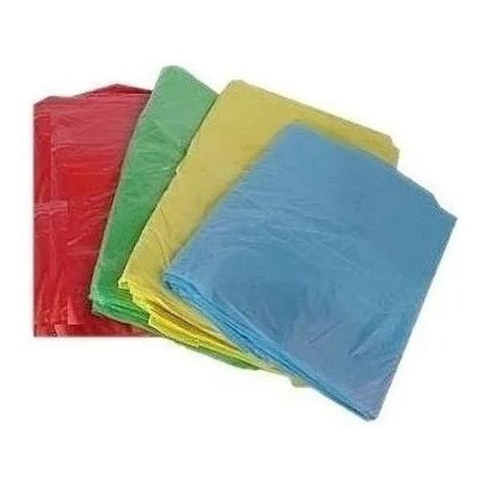 Sacos Para Lixo Coloridos 20 Litros Normal 100 Un Cj 5 Pc