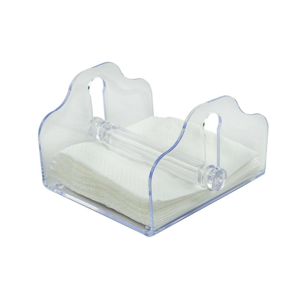 Porta Guardanapo Acrílico Transparente 13,5X11Cm