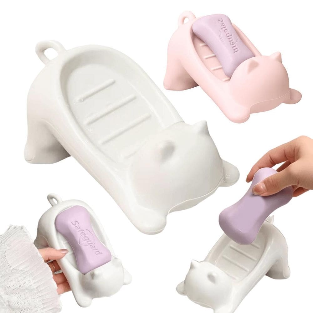 Saboneteira Banheiro Lavabo Sabonete Gato Gatinho Luxo