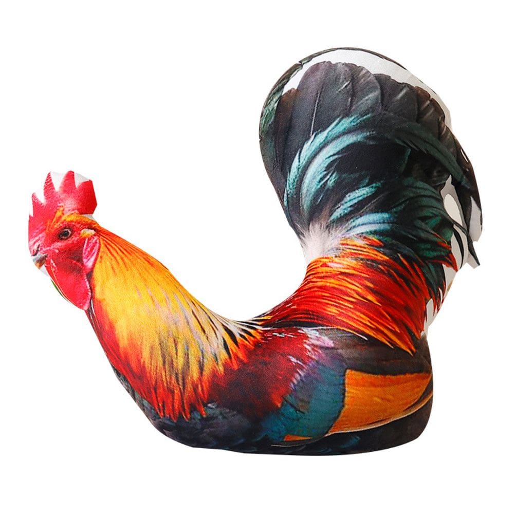 Boneca de brinquedo de pelúcia Realistic Rooster 38x33cm Soft Stuffed Farm